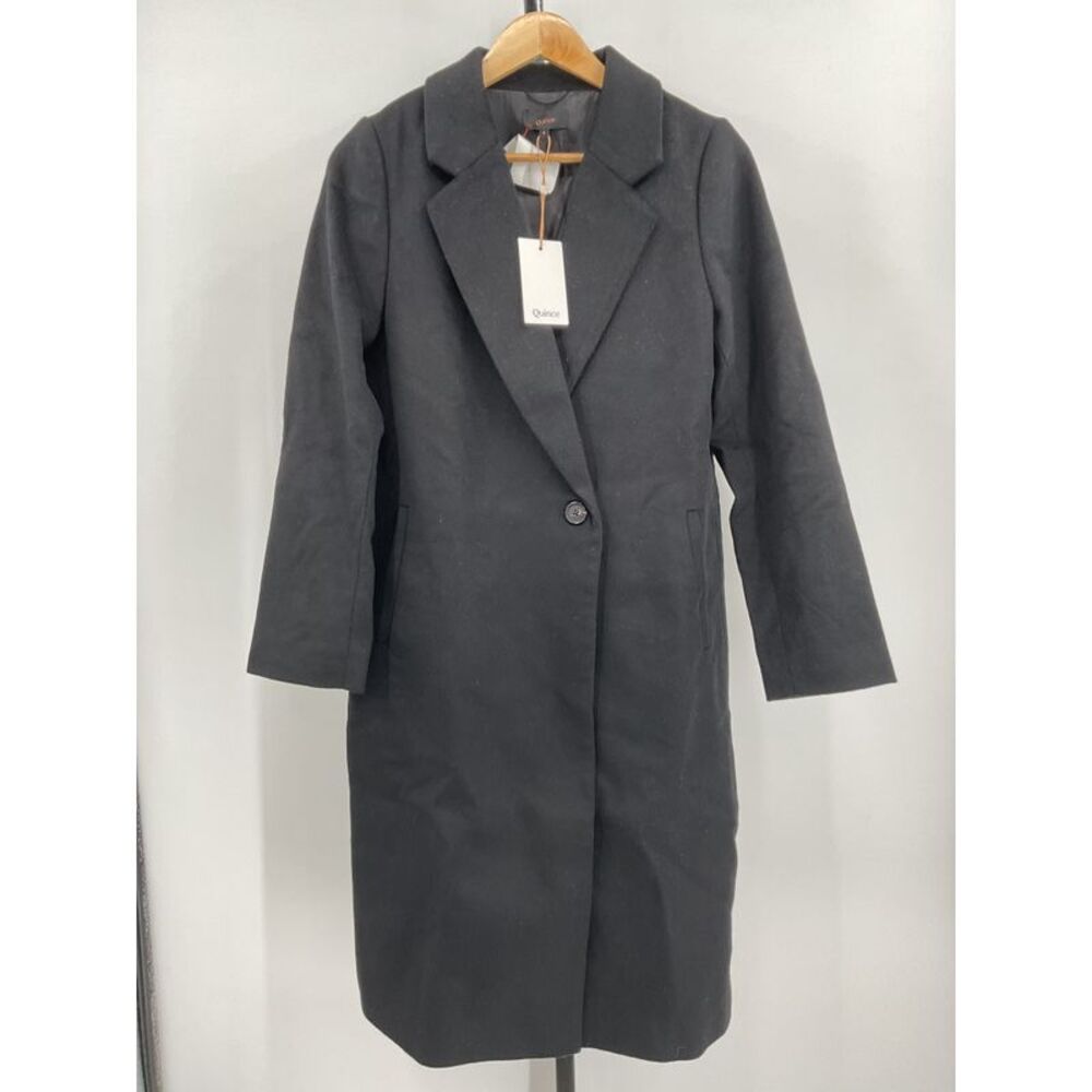 Quince Black Women's Coat - not NWT but gently loved!
